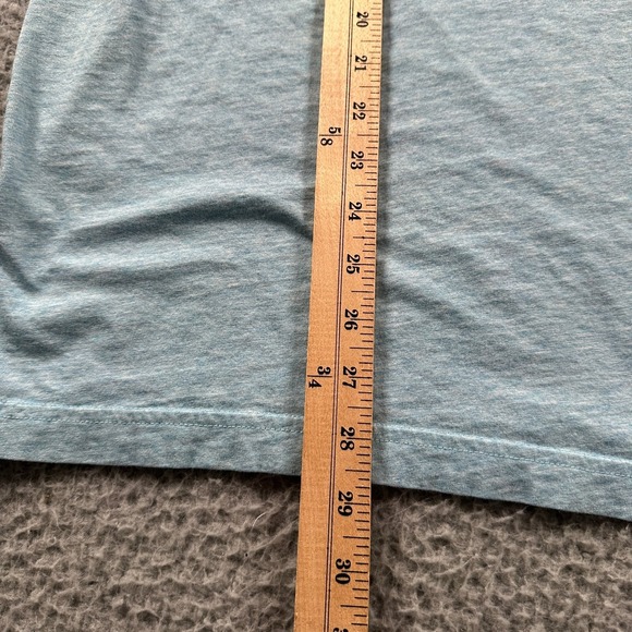 Psycho Bunny Men's Light Blue V-Neck‎ T-Shirt Size 8 Pima Cotton - Picture 8 of 9